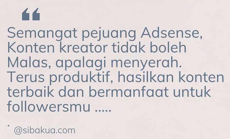 kata motivasi konten kreator