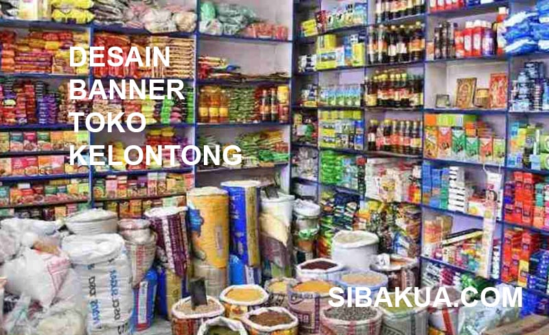 desain banner warung sembako