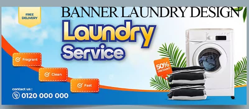 contoh banner laundry