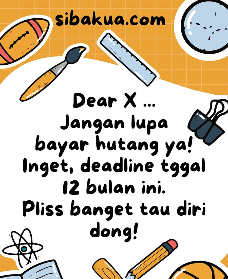 Kata Menagih Pembayaran Hutang lewat WA