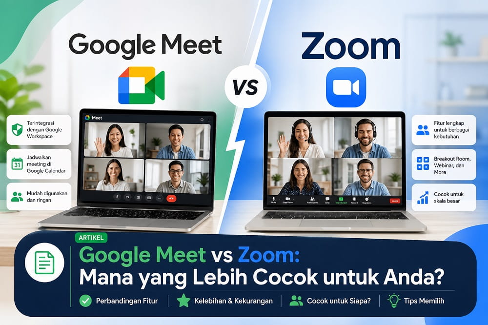 kelebihan google meet vs zoom